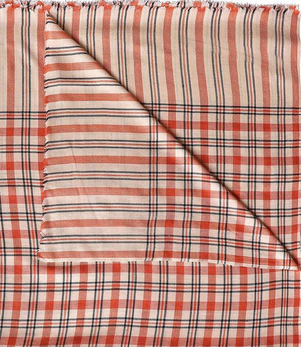 EDIT Ø1 - 100% CASHMERE  CHECK COUCH THROW | BEDLAM .